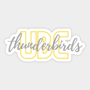 UBC Thunderbirds Sticker